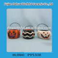 Nuevas decoraciones de halloween de la llegada, fantasma de cerámica de Halloween y venta al por mayor de cerámica de la calabaza